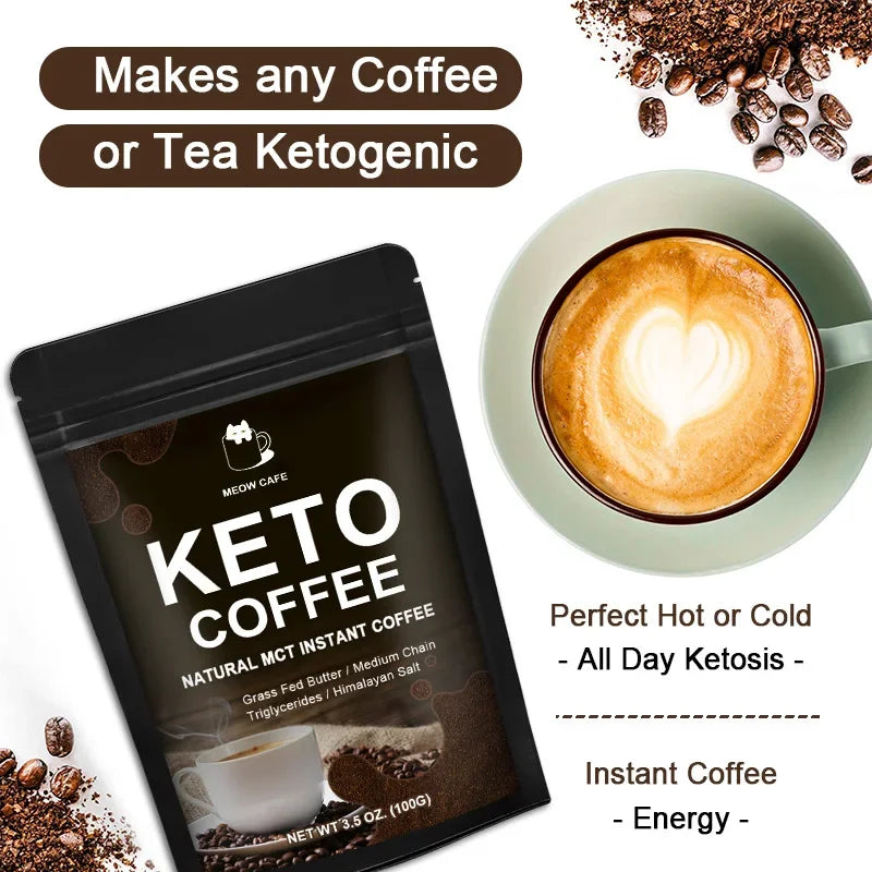 Keto Coffee Minceur 50g – Brûle-Graisse Naturel & Énergisant