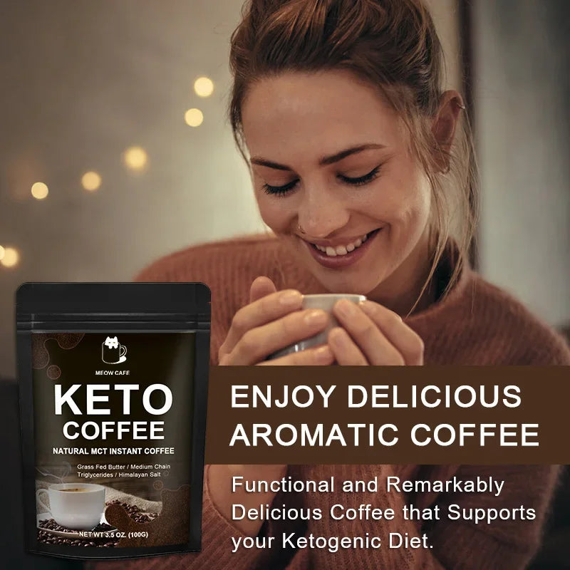 Keto Coffee Minceur 50g – Brûle-Graisse Naturel & Énergisant
