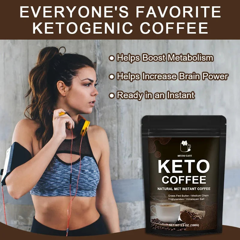 Keto Coffee Minceur 50g – Brûle-Graisse Naturel & Énergisant