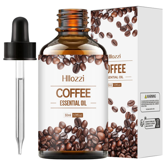 Huile Essentielle au Café 30ml – Soin Naturel Visage, Cheveux, Cils & Ongles
