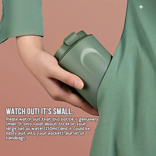Mini Thermos Inox 220 ml – Stylé, Compact & 100 % Hermétique