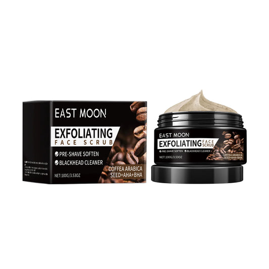 Gommage Visage au Café & Vitamine E – Nettoyant Exfoliant Hydratant 100g